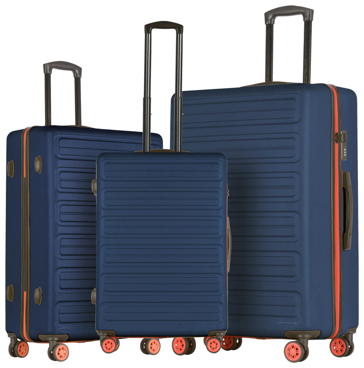 SET VALIZE DE CĂLĂTORIE - albastru, Design, plastic (53/76/30.5cm) - Schneiders