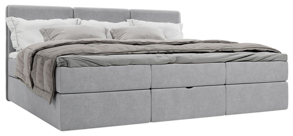 FAMILIENBETT - Dunkelgrau/Schwarz, MODERN, Holz/Kunststoff (270/200cm) - MID.YOU