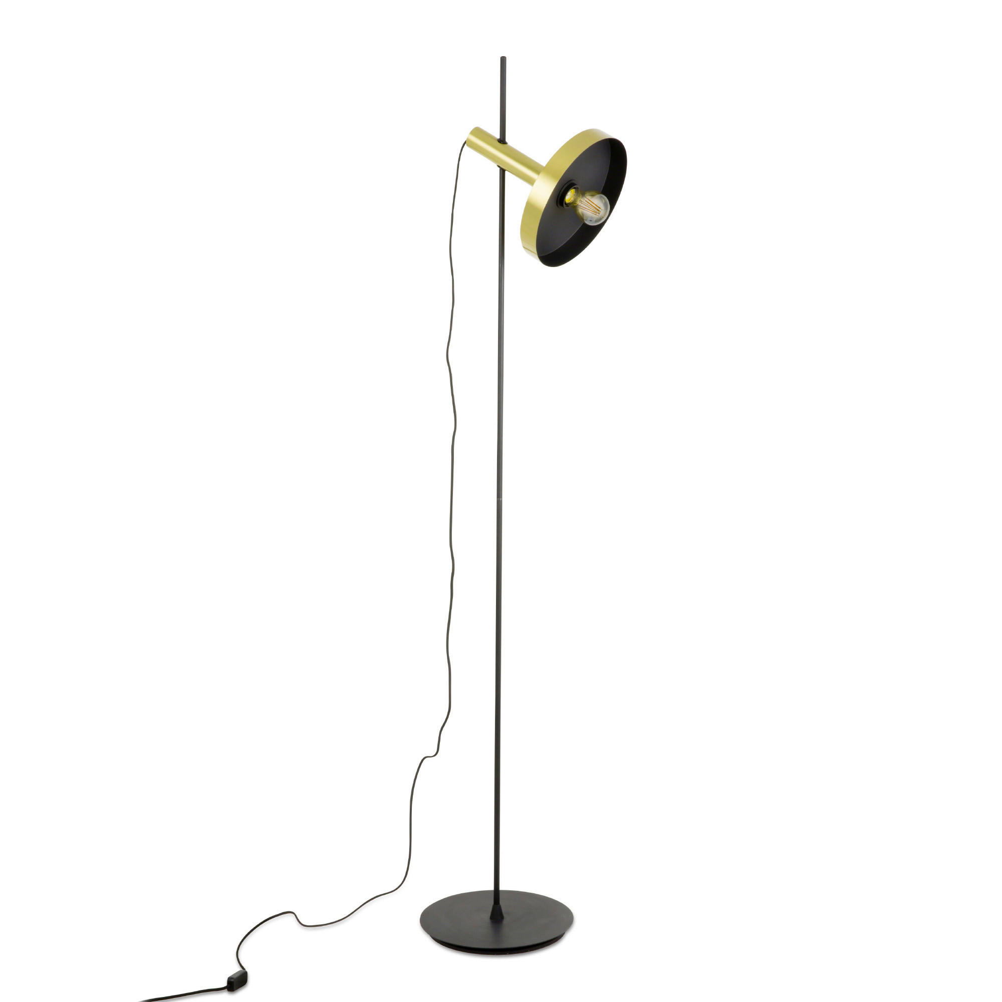 Faro Barcelona Stehleuchte Schwarz 30x164x30 cm