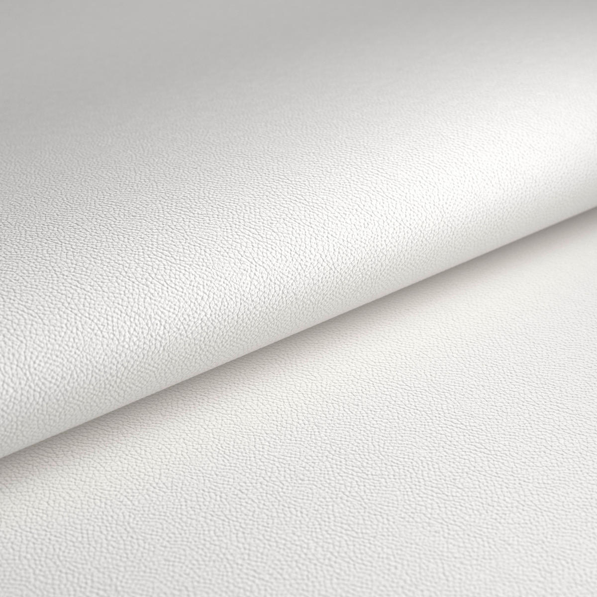 DREHSTUHL Grau, Weiß  - Weiß/Grau, MODERN, Leder/Kunststoff (70/103-115/70cm)