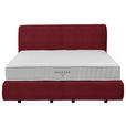 BOXSPRINGBETT 200/200 cm  in Rot  - Rot/Schwarz, Design, Kunststoff/Textil (200/200cm) - Johann Jakob