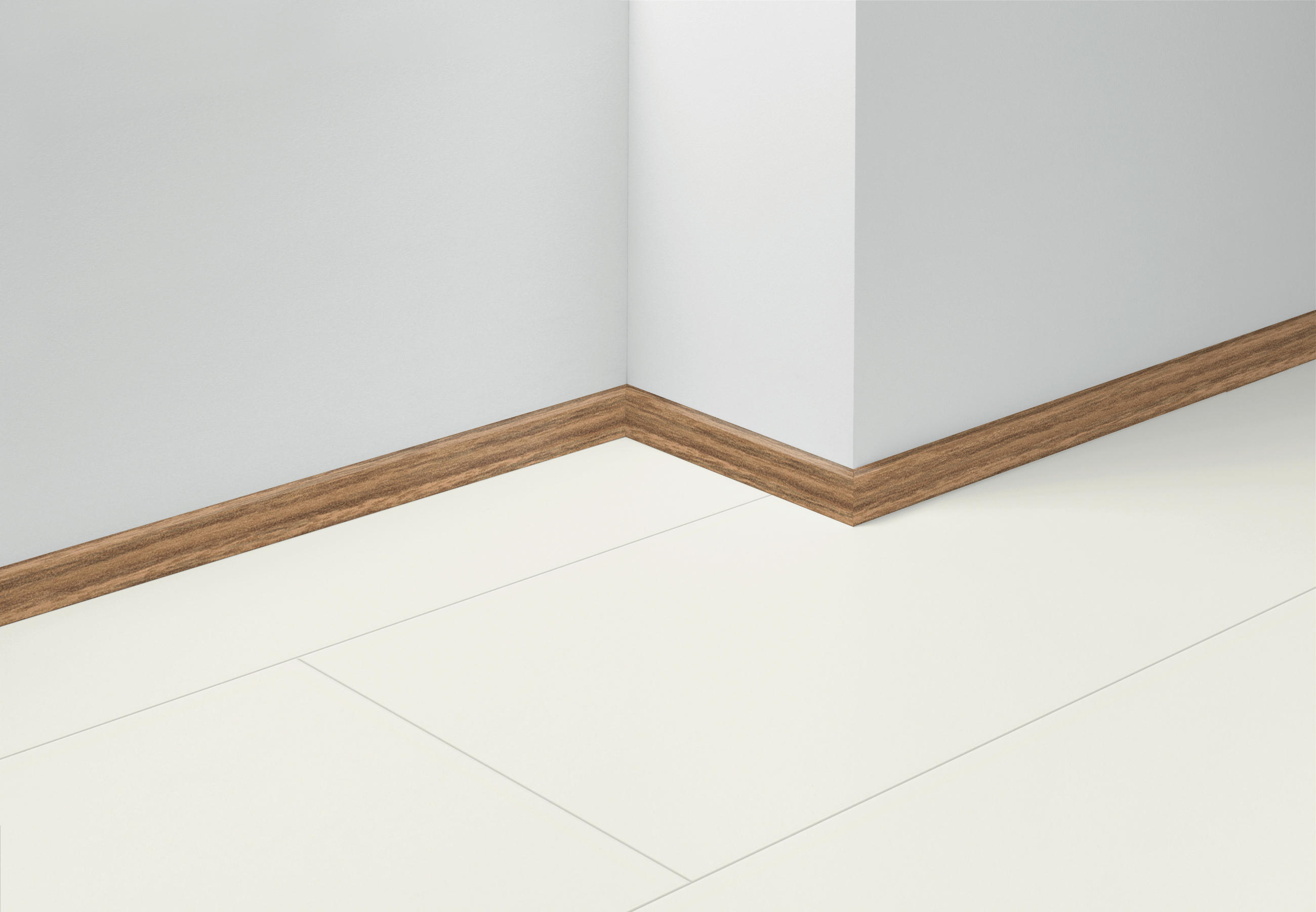SOCKELLEISTE - Rotbraun/Nussbaumfarben, Basics, Holzwerkstoff (220/1,6/4cm) - Parador