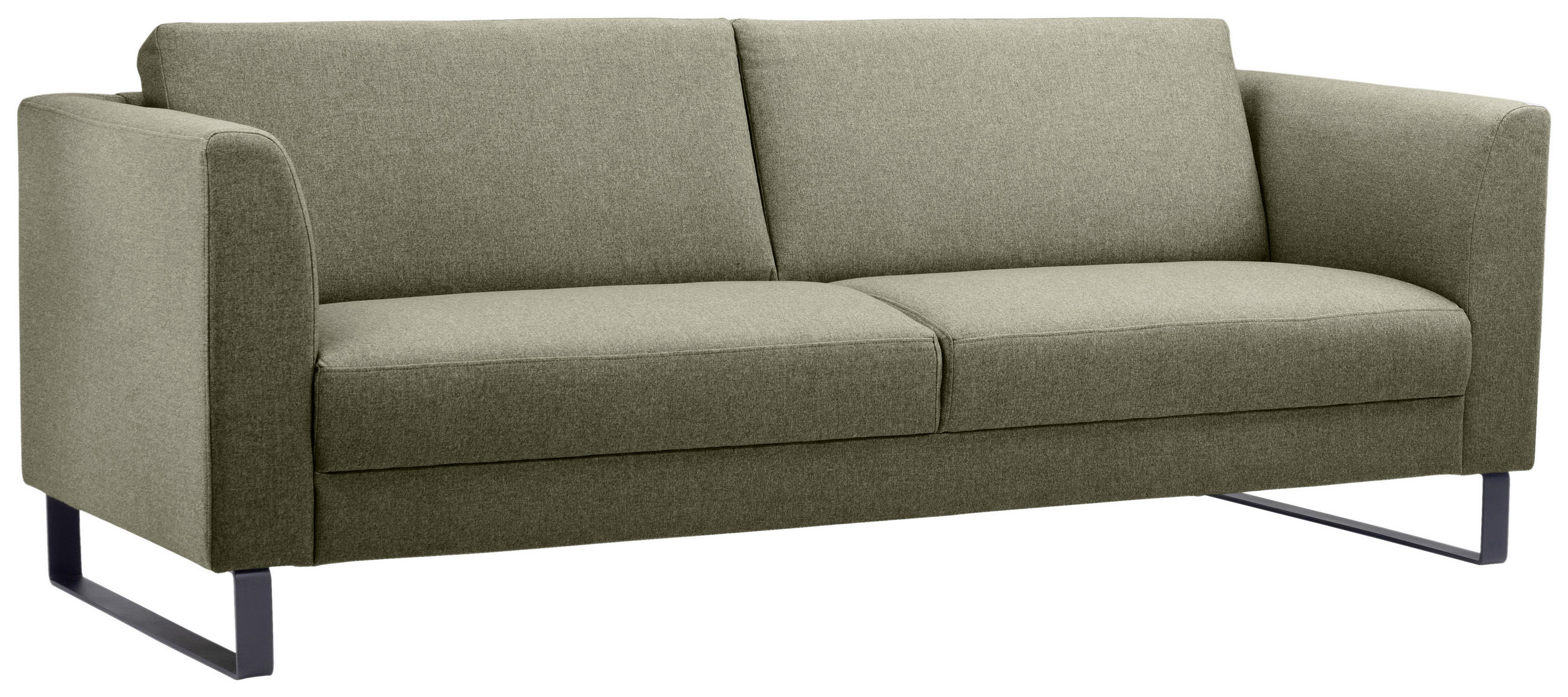 SOFFA i ljusbrun - ljusbrun/svart, Modern, metall/trä (217/88/88cm) - Hom`in