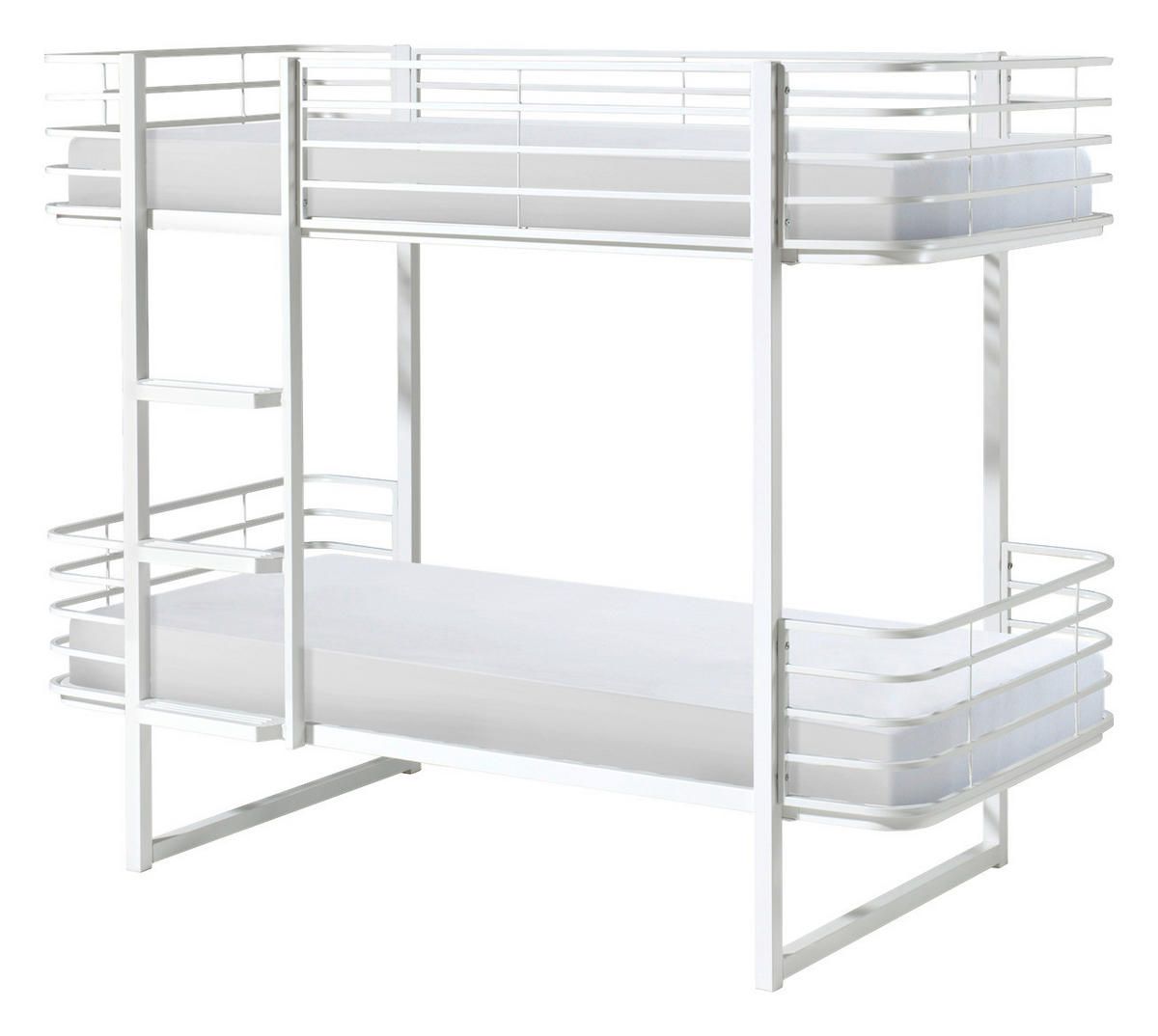 ETAGENBETT - Weiß, KONVENTIONELL, Metall (90/200cm) - MID.YOU