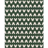 FOTOTAPETE MICKEY MOUSE GREEN HEADS  - Naturfarben, Design, Textil (200/250cm) - Disney