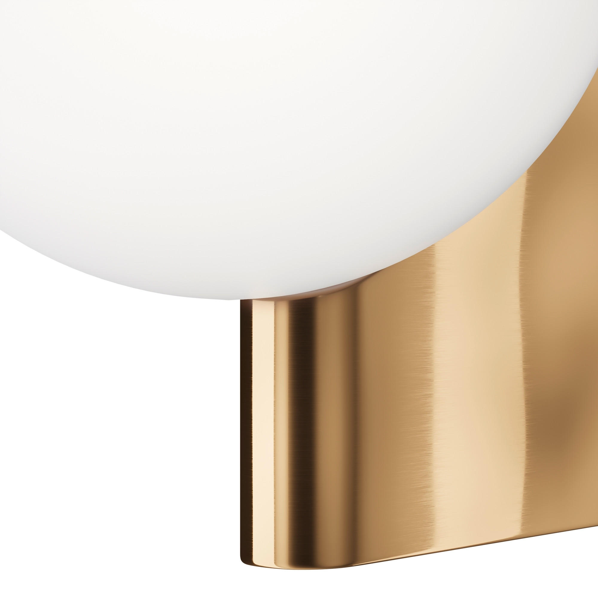 WANDLEUCHTE Modern 18/30/21,5 cm   - Messingfarben/Weiß, Trend, Glas/Metall (18/30/21,5cm) - MAYTONI