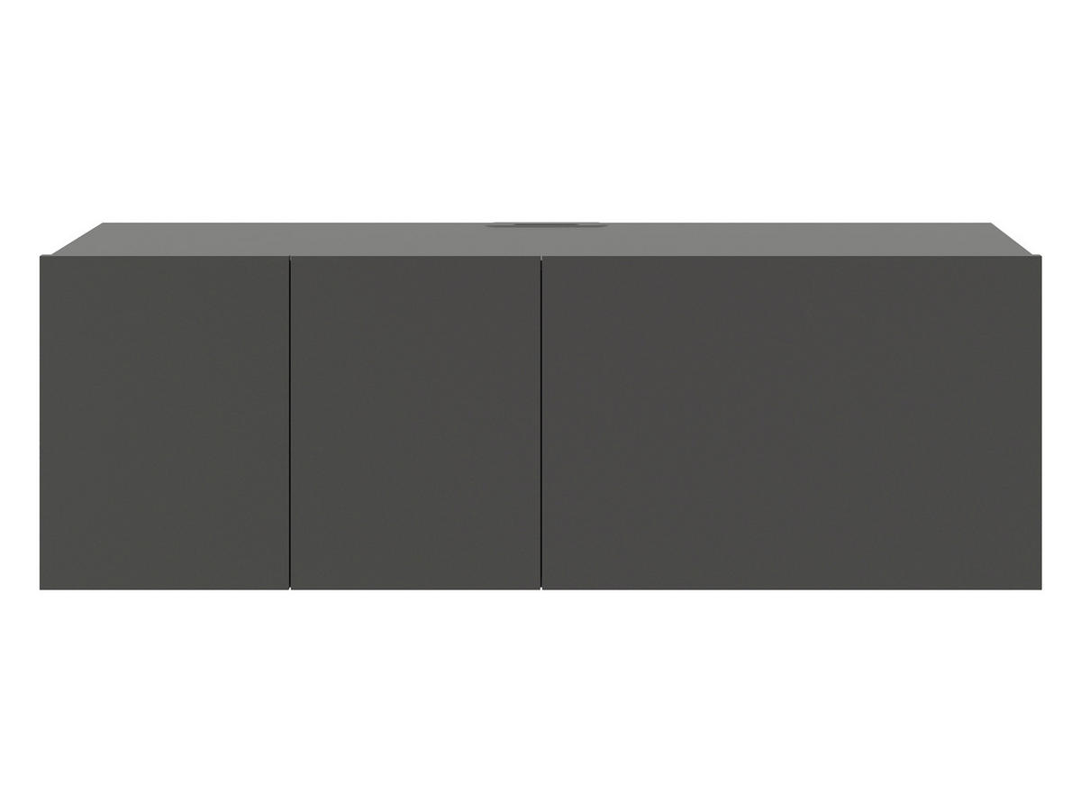 LOWBOARD  in 150/50/42 cm  - Anthrazit, Design, Holzwerkstoff (150/50/42cm) - Hom`in