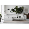 ECKSOFA in Struktur Silberfarben  205/284 cm  - Silberfarben/Schwarz, Design, Kunststoff/Textil (205/284cm) - Xora