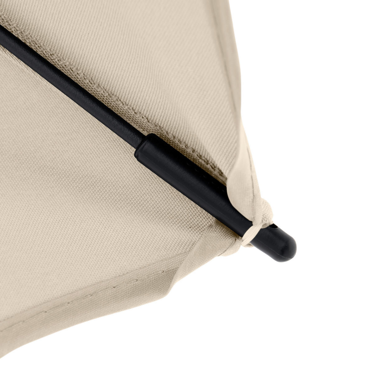 SENČNIK - naravne barve/antracit, Basics, kovina/tekstil (191/246cm) - Doppler