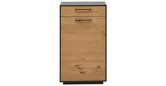 SCHUHSCHRANK 60/103/37 cm - Eichefarben/Anthrazit, Design, Holz/Holzwerkstoff (60/103/37cm) - Dieter Knoll