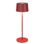 LED-TISCHLEUCHTE 11/35 cm   - Rot, Basics, Kunststoff/Metall (11/35cm) - Dieter Knoll