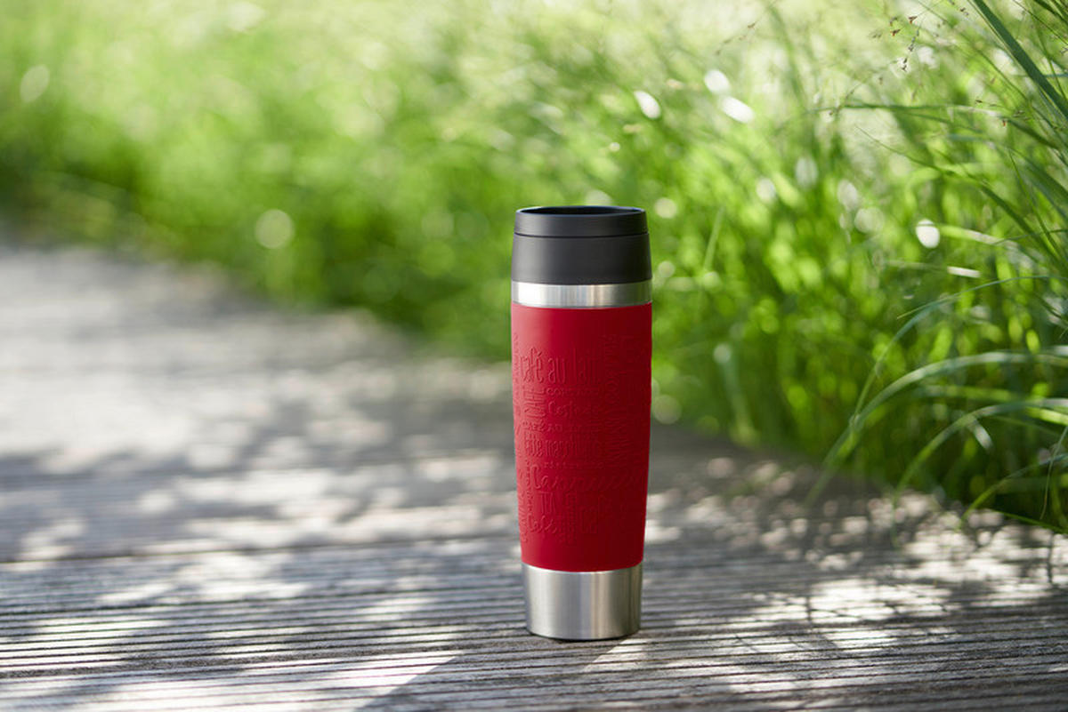 THERMOBECHER TRAVEL MUG 0,5 L  - Basics, Kunststoff/Metall (0,5l) - Emsa