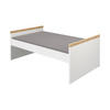 BETT KIRA 120/200 cm Weiß, Eichefarben  - Eichefarben/Weiß, Basics (120/200cm) - Paidi