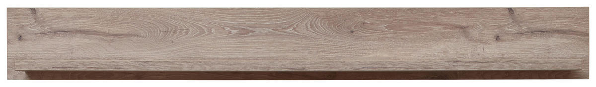 WANDBOARD Eichefarben  - Eichefarben, MODERN, Holzwerkstoff (160/20/25cm) - Stylife