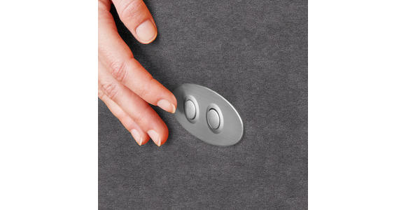 ECKSOFA  in Mikrofaser Grau  207/301 cm  - Schwarz/Grau, Design, Textil/Metall (207/301cm) - Xora