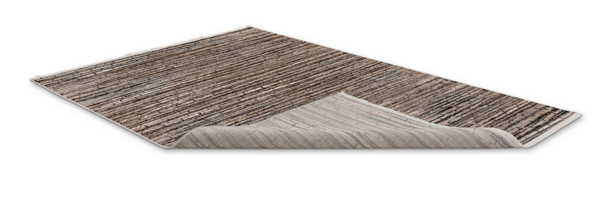 WEBTEPPICH Wohnzimmer 80/150 cm Castello Braun, Grau, Goldfarben rechteckig  - Goldfarben/Braun, Design, Textil (80/150cm) - Astra