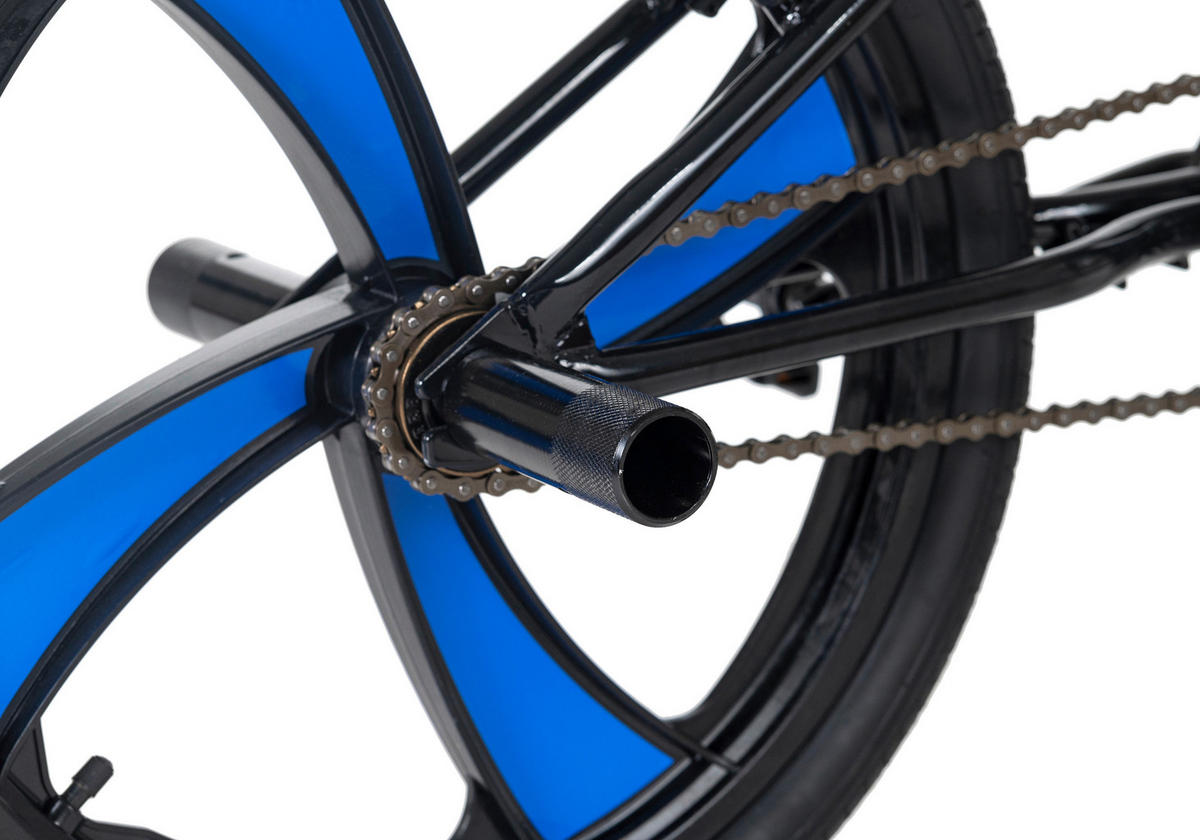 BMX FREESTYLE 544B 20 Zoll  - Blau/Schwarz, Basics, Metall (70/100/70cm) - KS Cycling