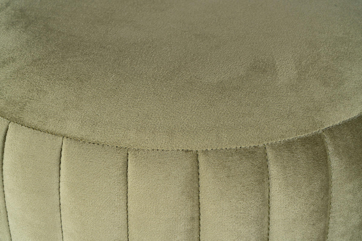 TABURET, textil, 43/46 cm - zelená/barvy grafitu, Design, kov/textil (43/46cm) - MID.YOU