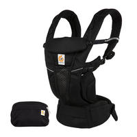 BABYTRAGE Omni Breeze  - Schwarz, Basics, Textil (23,5/16/27cm) - Ergo Baby