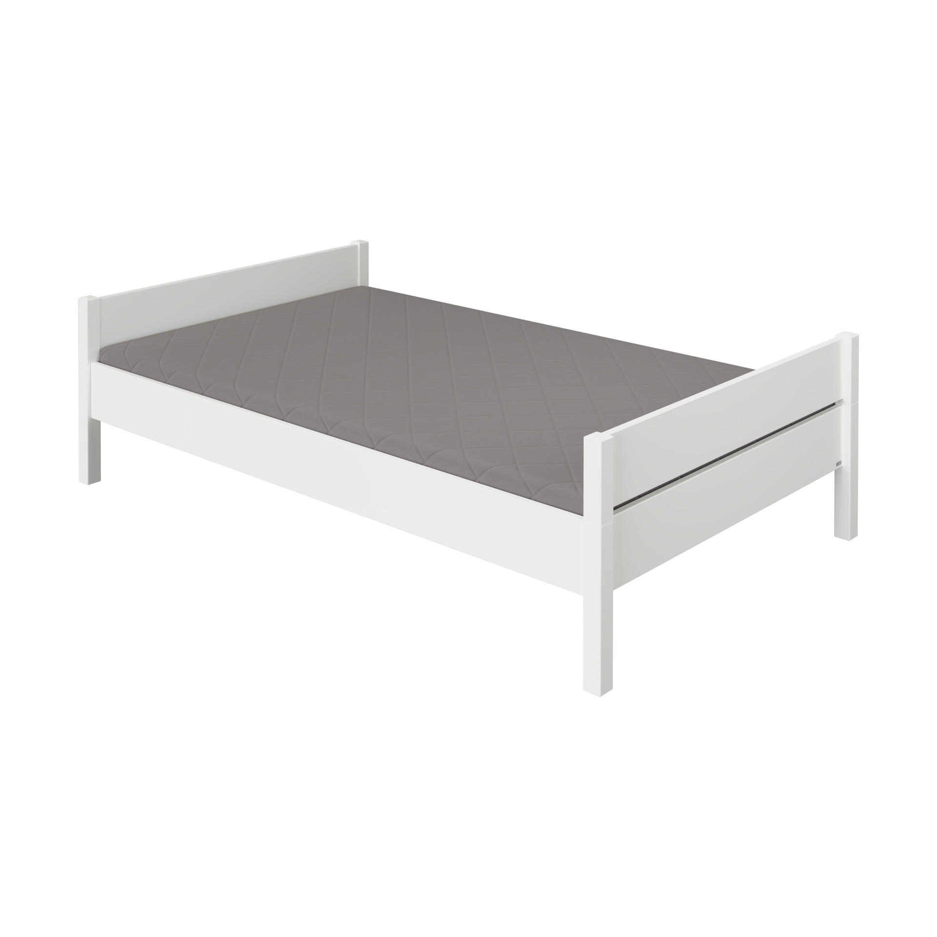 BETT TIAGO 90/200 cm Weiß  - Weiß (90/200cm) - Paidi