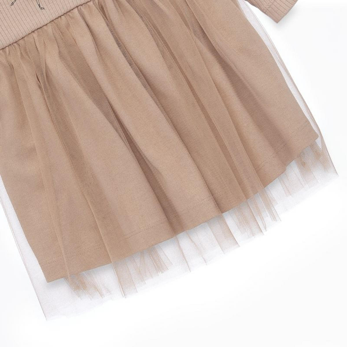 KLEID Little Prinzess  - Hellbraun, Basics, Textil (86null) - Patinio