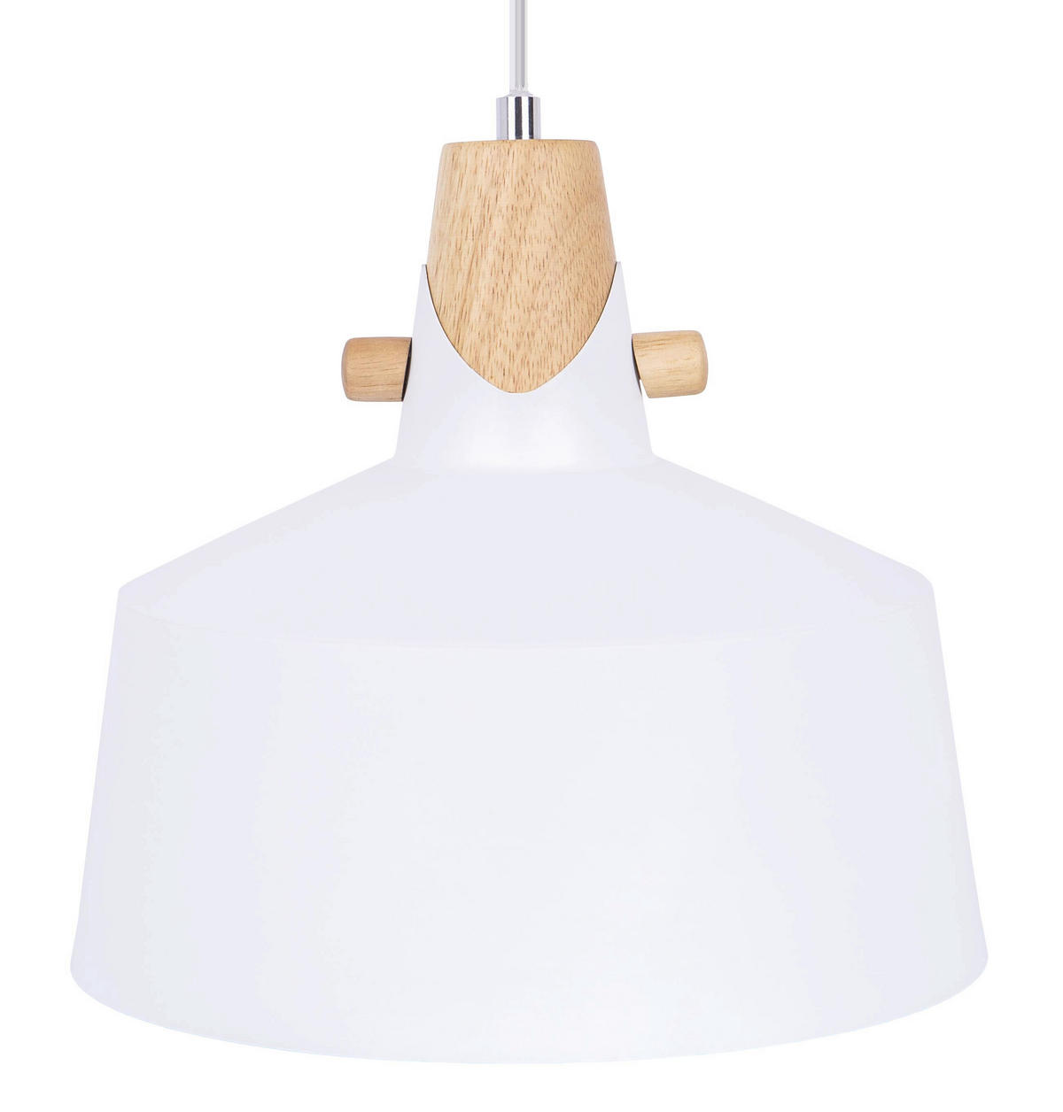 HÄNGELEUCHTE Melena 28/150 cm  - Braun/Weiß, Design, Metall (28/150cm) - Globo