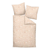POSTELJNINA Carmen S 135/200 cm rjavosiva  - rjavosiva, Basics, tekstil (135/200cm) - Janine