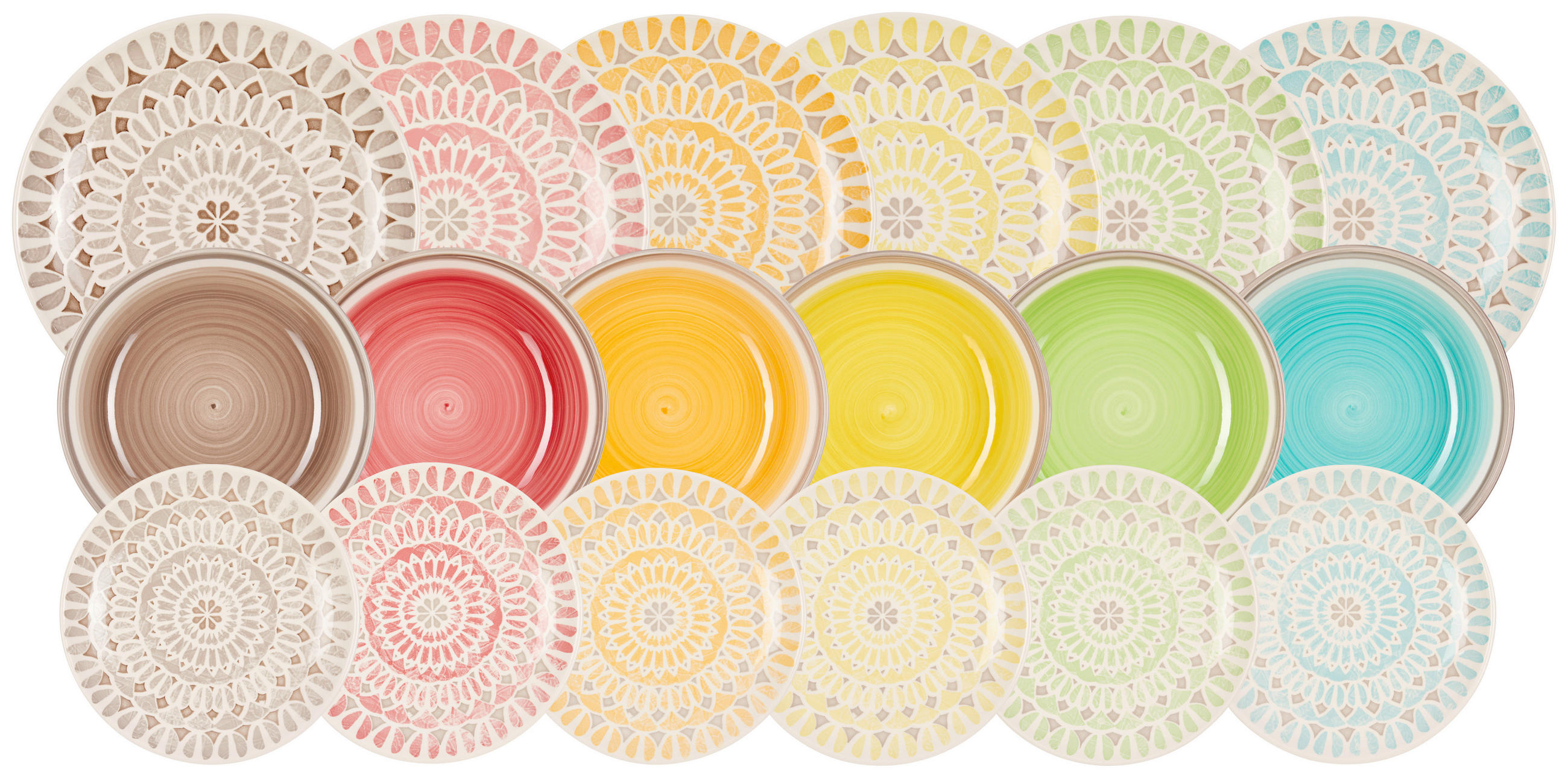 Tafelservice Kapstadt Keramik 6 Personen Geschirr Set