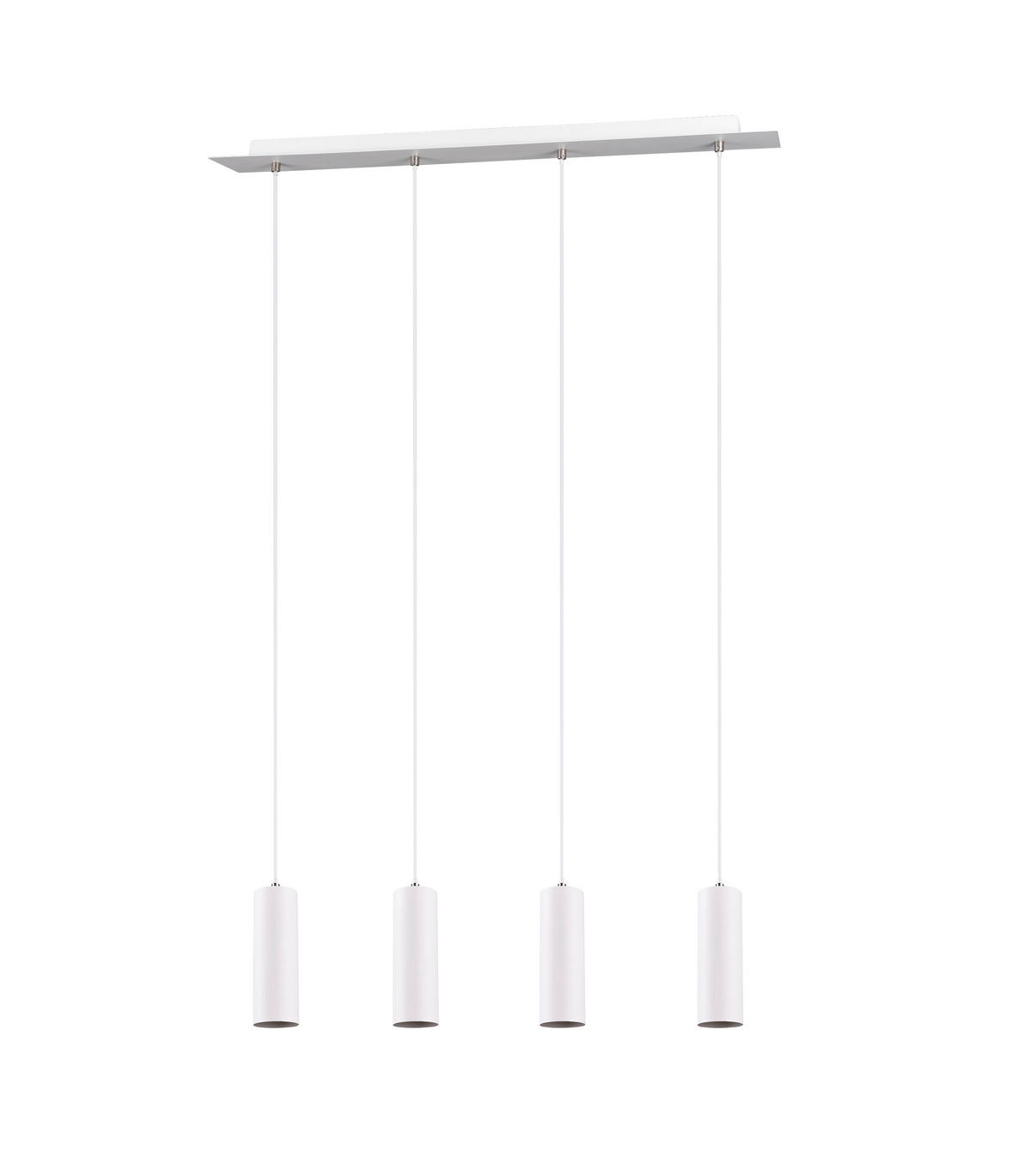 HÄNGELEUCHTE  75/150/9 cm   - Weiss, Design, Metall (75/150/9cm) - Trio Leuchten