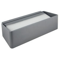 AUßENWANDLEUCHTE 7/24.8/11.7 cm   - Anthrazit, Design, Metall (7/24.8/11.7cm)