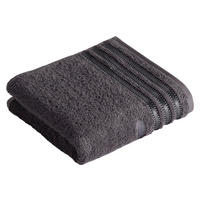 HANDTUCH Cult de Luxe Anthrazit  - Anthrazit, KONVENTIONELL, Textil (50/100cm) - Vossen