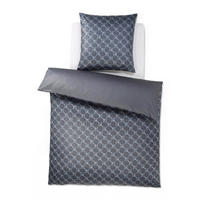 BETTWÄSCHE 2-teilig JOOP! CORNFLOWER GRADIANT Jersey 155/220 cm  - Dunkelblau/Grau, Basics, Textil (155/220cm) - Joop!