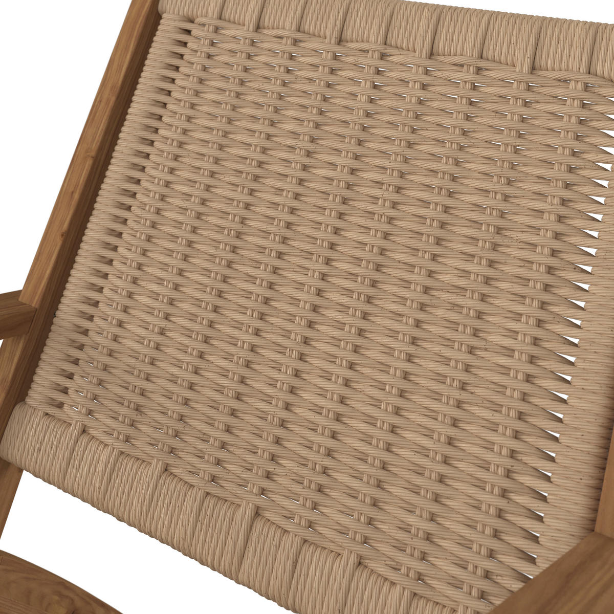 GARTENSESSEL Holz, Kunststoff Akaziefarben, Beige  - Beige/Akaziefarben, MODERN, Holz/Kunststoff (66/76/80cm) - Ambia Garden