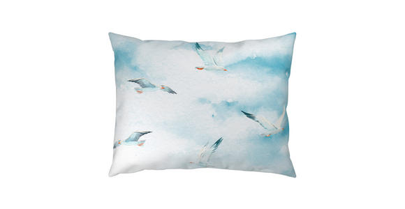 WENDEBETTWÄSCHE TANJA Satin 140/200 cm  - Blau/Beige, KONVENTIONELL, Textil (140/200cm) - Novel