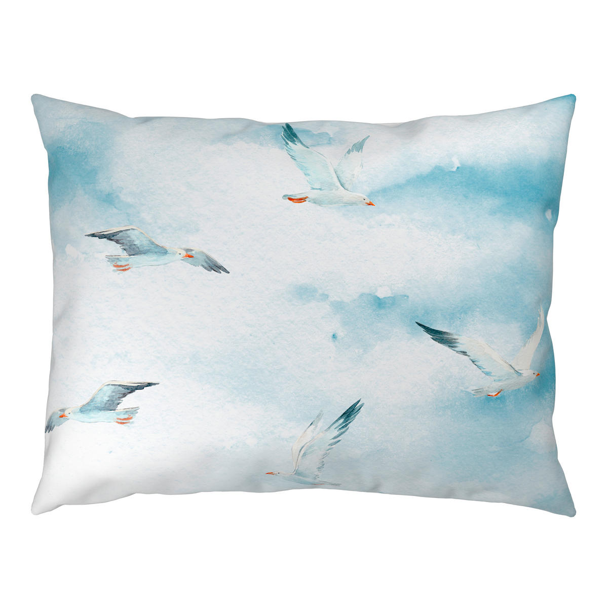 WENDEBETTWÄSCHE TANJA Satin 140/200 cm  - Blau/Beige, KONVENTIONELL, Textil (140/200cm) - Novel