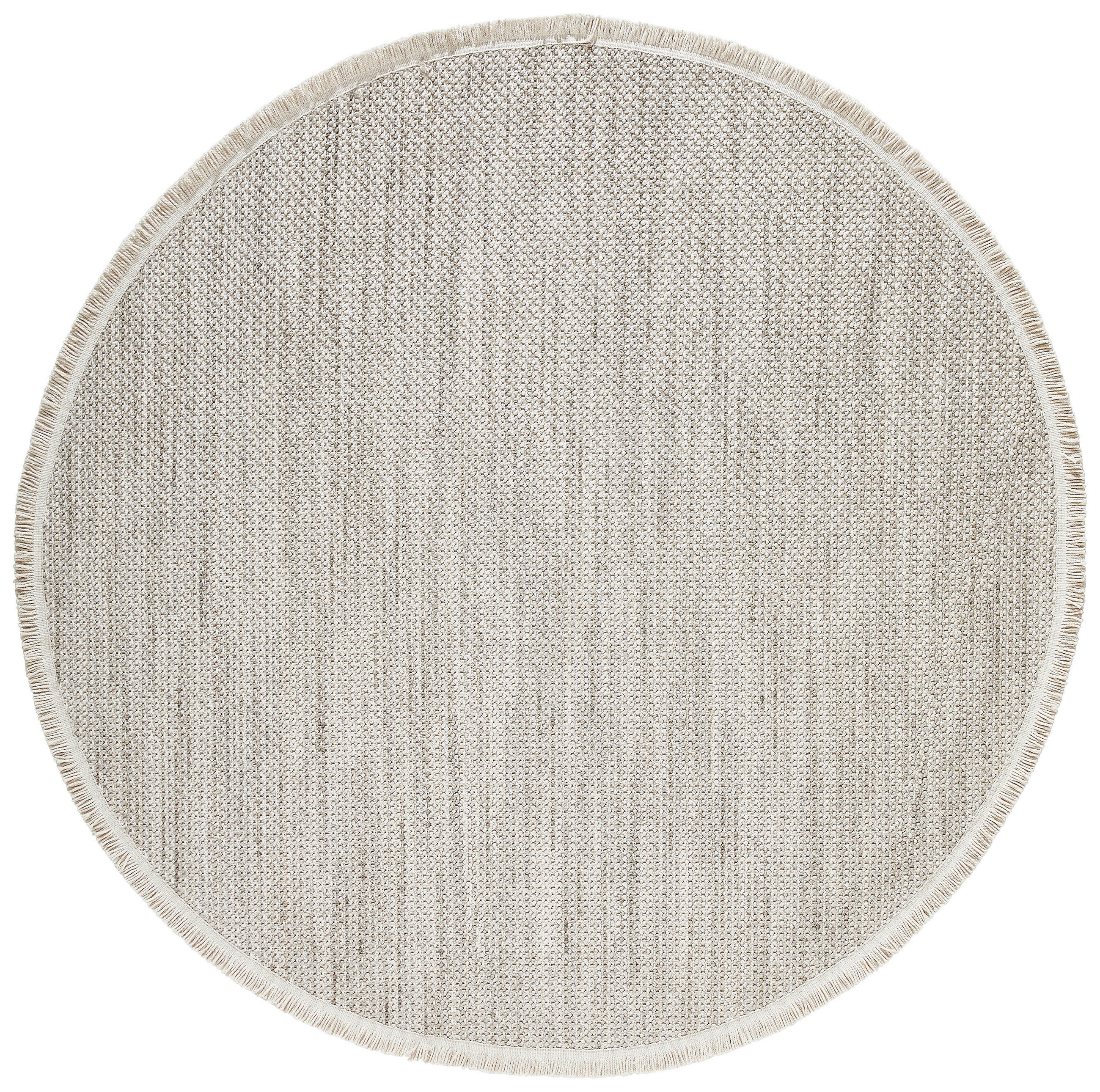 WEBTEPPICH 200 cm Weiß, Hellgrau  - Hellgrau/Weiß, Basics, Textil (200cm) - Novel