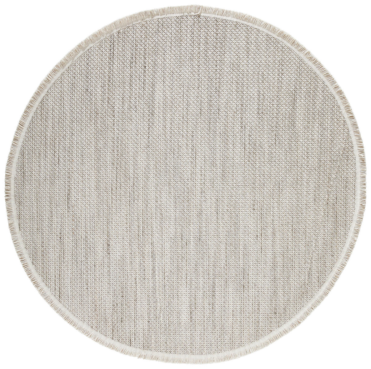 WEBTEPPICH 200 cm Weiß, Hellgrau  - Hellgrau/Weiß, Basics, Textil (200cm) - Novel