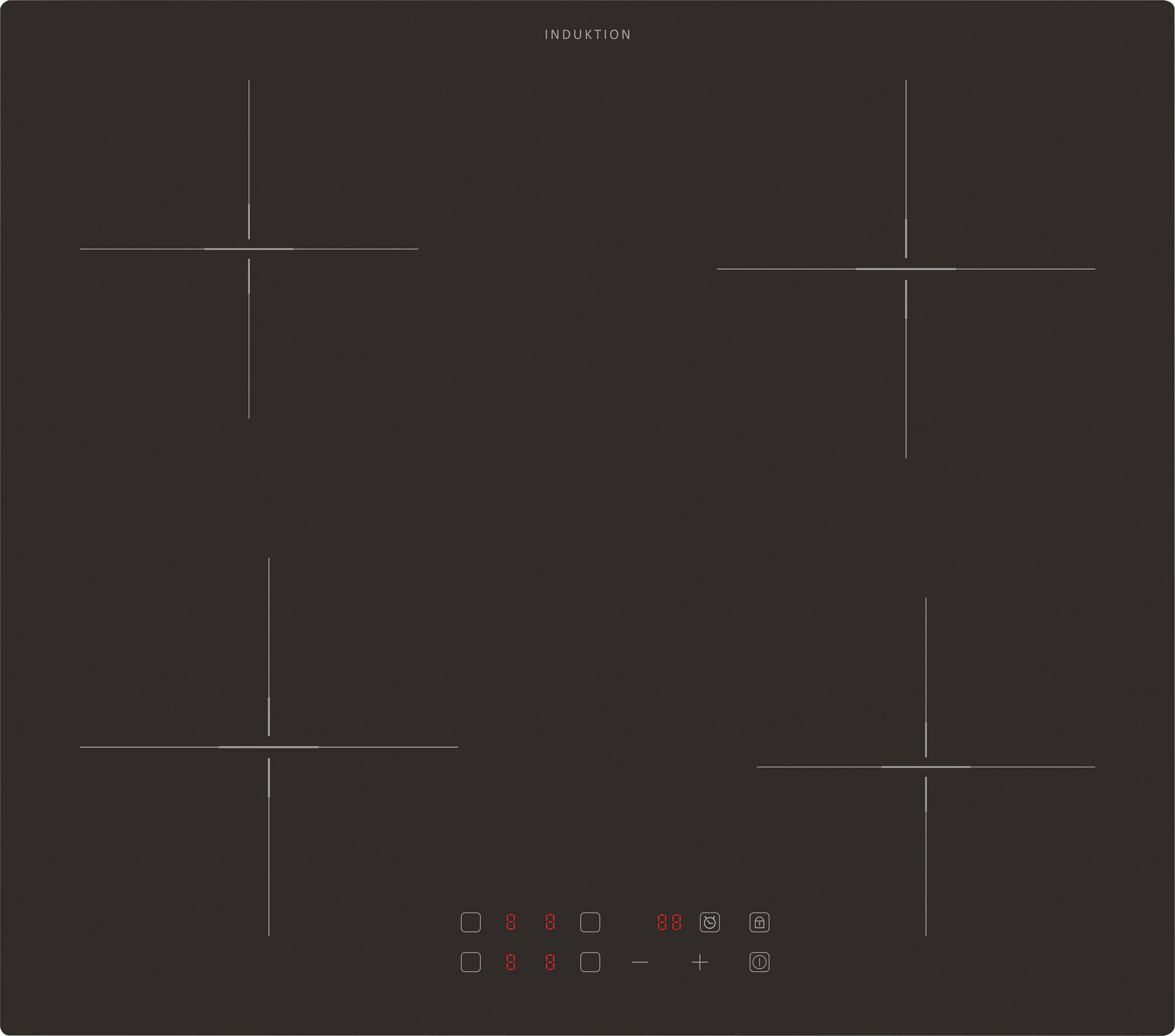 INDUKTIONSKOCHFELD KFI900  - Schwarz, Basics, Glas (59/5,5/52cm) - Oranier