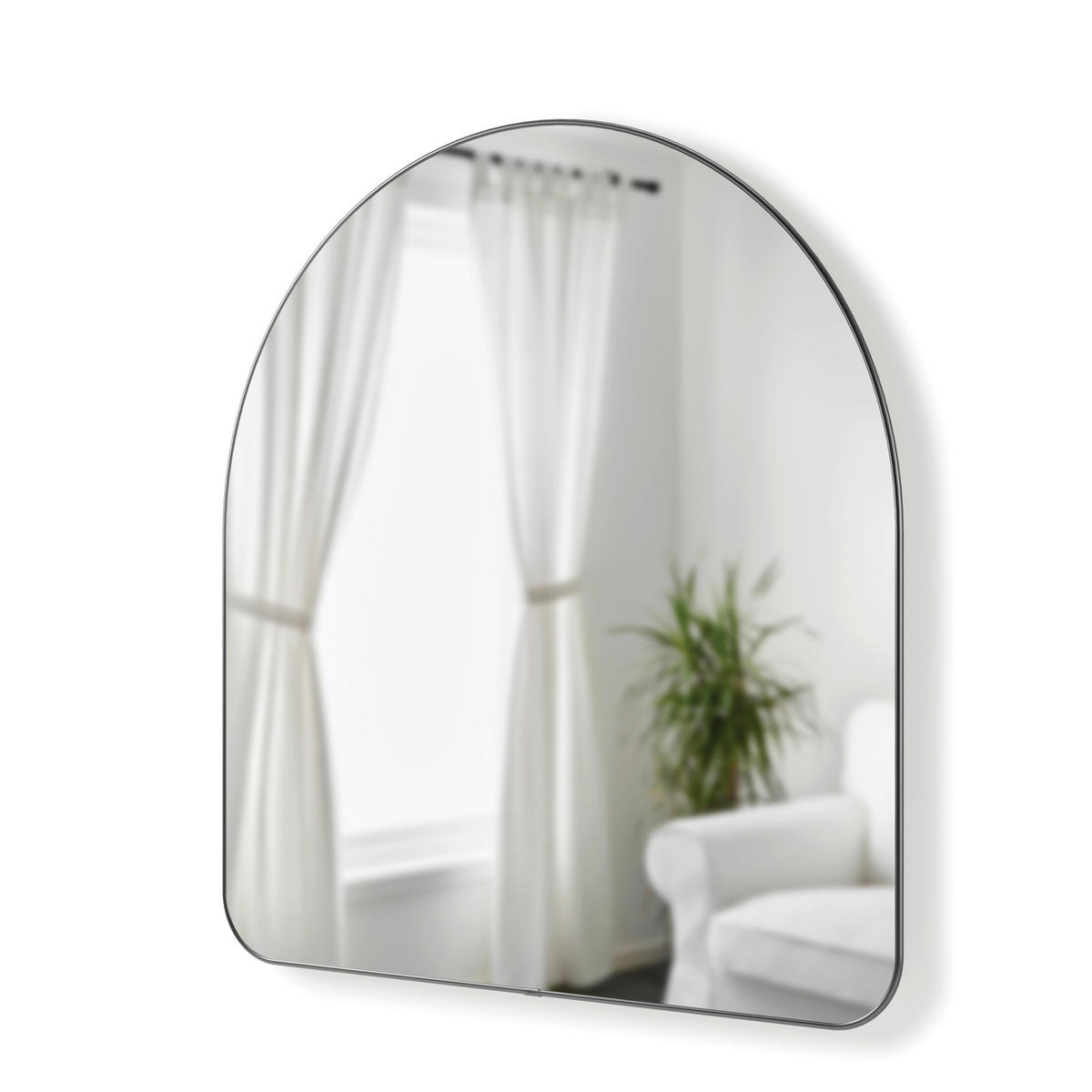 WANDSPIEGEL 87/92/3 cm    in  - Titanfarben/Goldfarben, Basics, Glas/Metall (87/92/3cm) - Umbra