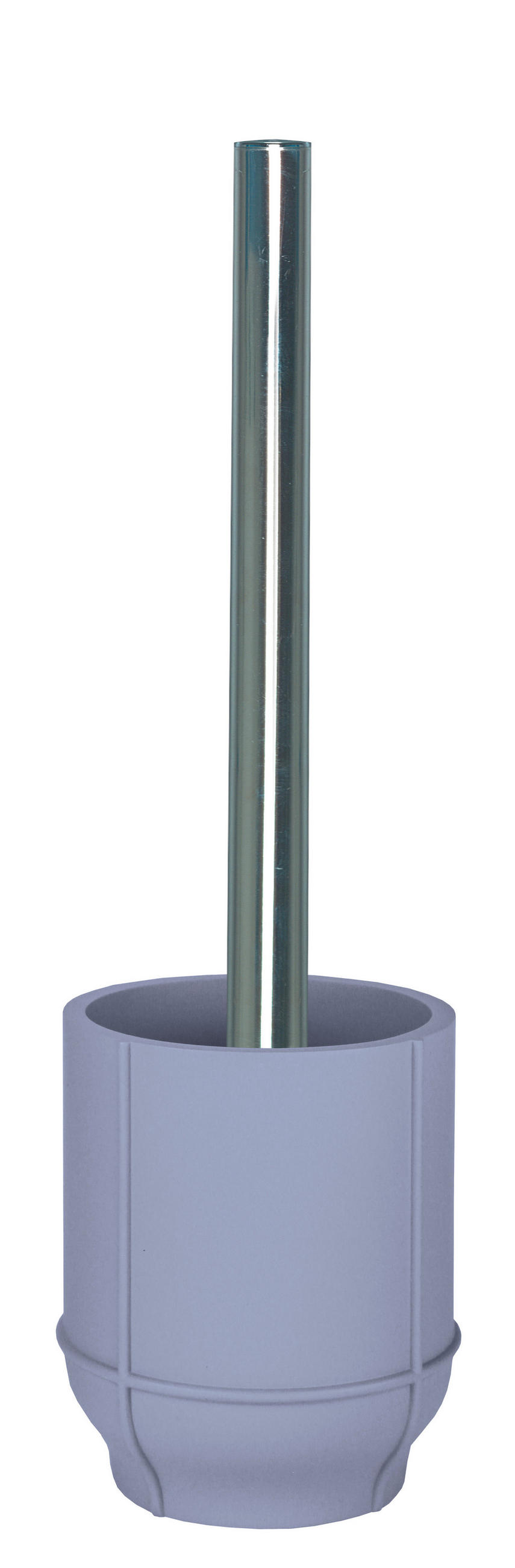 WC KEFE-SZETT fém    - ezüst, Basics, műanyag/fém (9.4/39/9.4cm) - Kleine Wolke