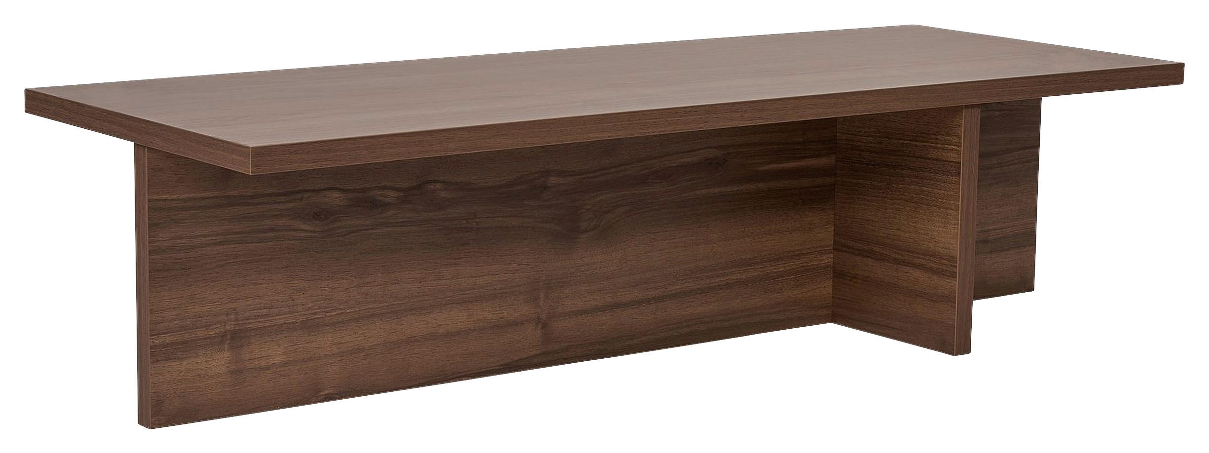 COUCHTISCH Walnussfarben  - Walnussfarben, MODERN, Holzwerkstoff (120/30/45cm) - MID.YOU