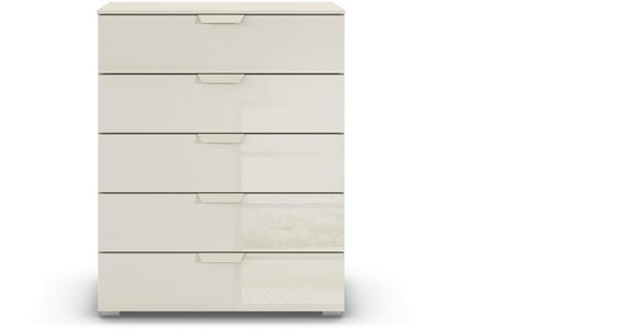 KOMMODE  in 80/100/43 cm  - Champagner, Design, Glas/Holzwerkstoff (80/100/43cm) - Carryhome