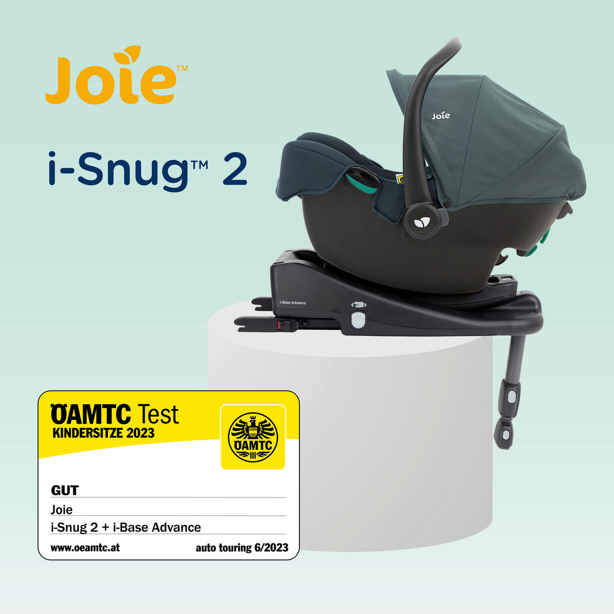 BABYSCHALE i-Snug 2  - Schwarz, Basics, Textil (44/55/67cm) - Joie