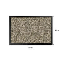 SZENNYFOGÓ SZŐNYEG - világosbarna, Basics, műanyag/textil (40/60cm)