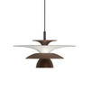 HÄNGLAMPA Picasso 38/16,5/38 cm  - brun, Design, metall (38/16,5/38cm) - Belid
