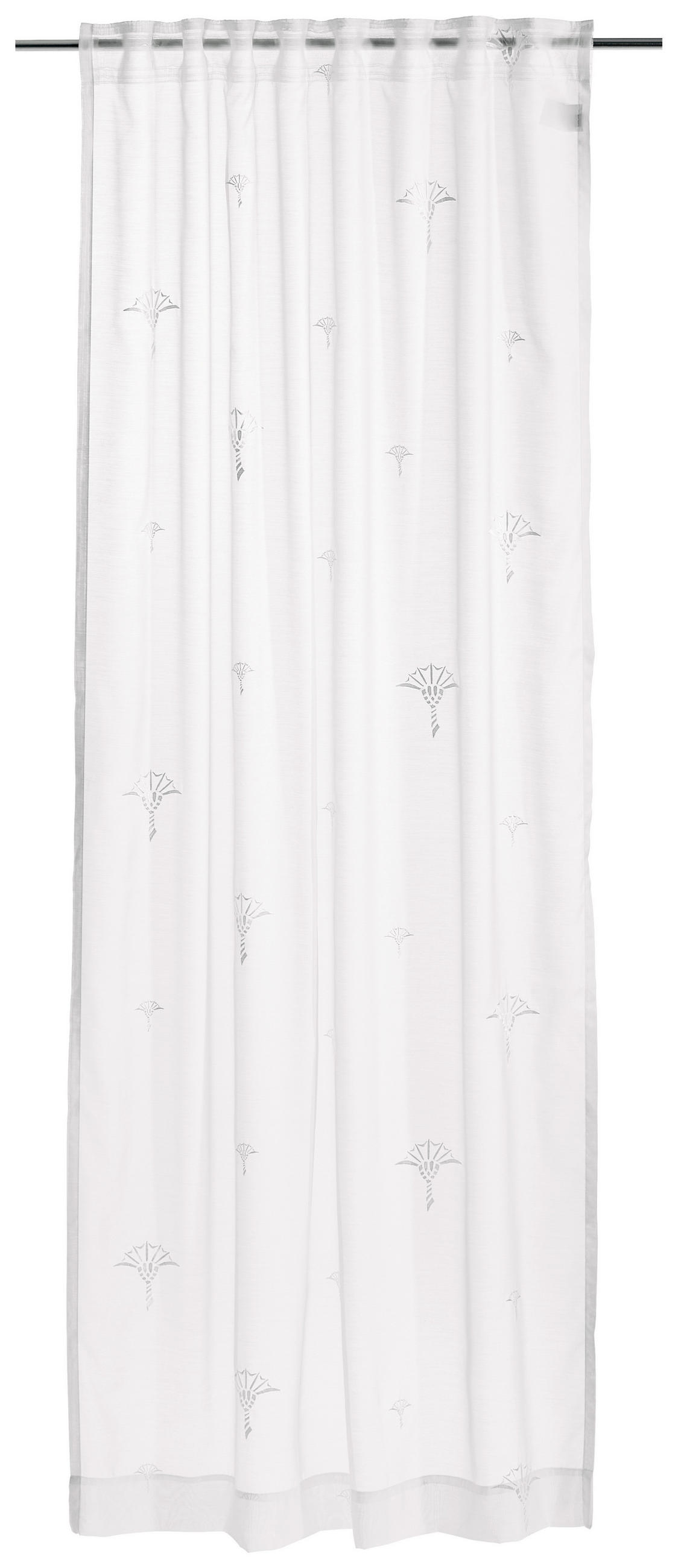 FERTIGVORHANG J-Nola halbtransparent 130/250 cm   - Weiß, Basics, Textil (130/250cm) - Joop!