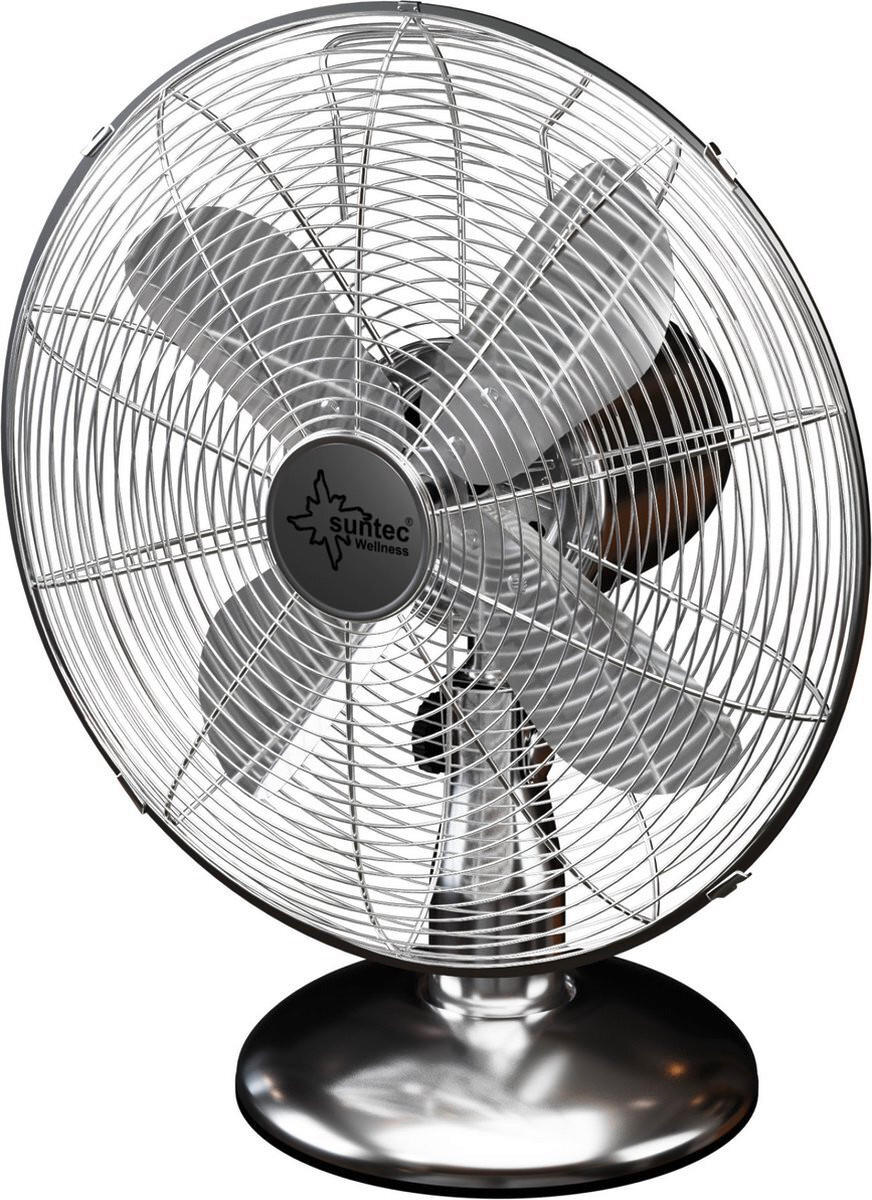 VENTILATOR STOLNI  - boje kroma, Basics, metal (27/34,7/43,5cm)