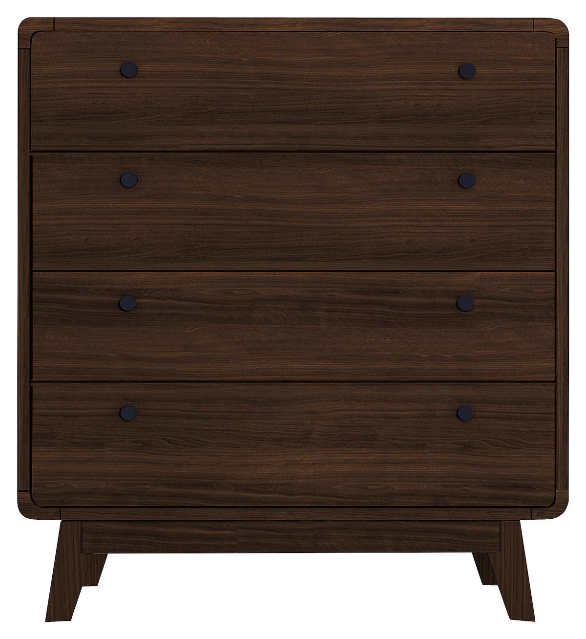 KOMMODE Cassie  in 80/88/39 cm  - Walnussfarben/Braun, Design, Holzwerkstoff (80/88/39cm) - MID.YOU