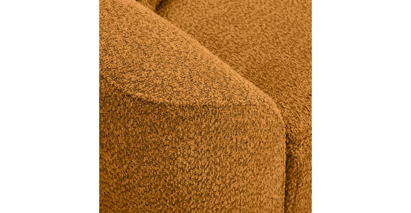 3-SITZER-SOFA  in Chenille Goldfarben  - Goldfarben/Schwarz, KONVENTIONELL, Textil/Metall (228/84/99cm) - Carryhome