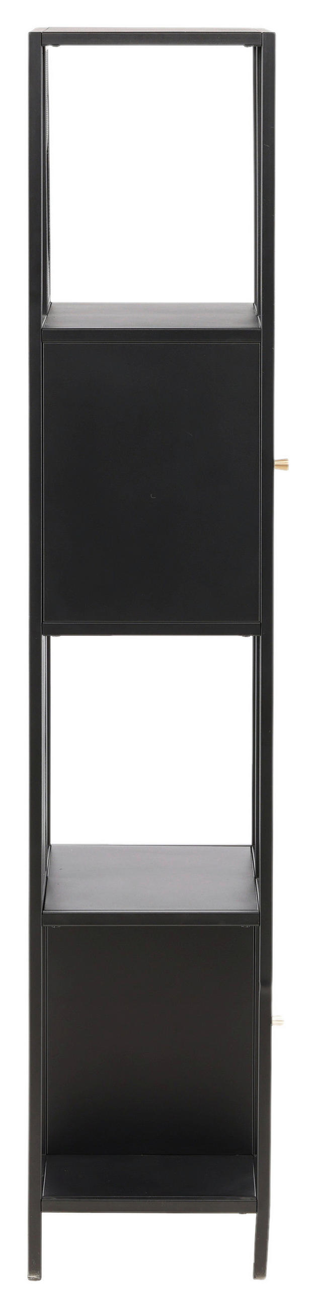 HYLLA i 70/180/35 cm svart  - svart, Design, metall (70/180/35cm) - Livetastic